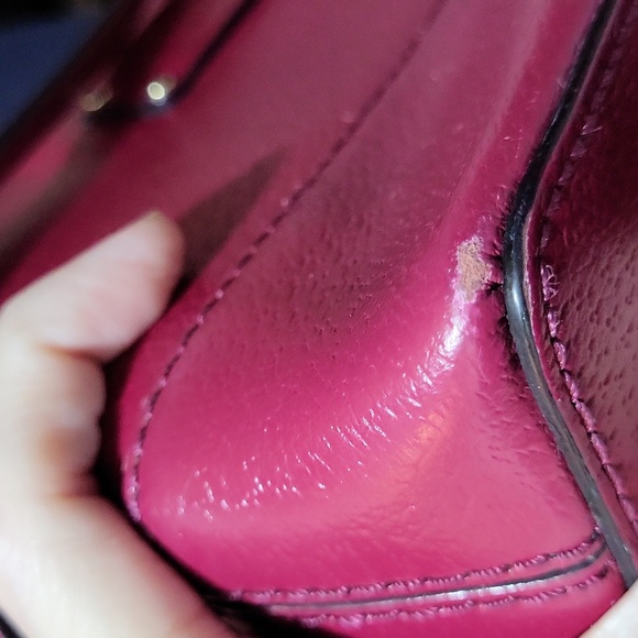 Kate Spade Women's Red Crossbody Bag, 9x7x3, EUC - Picture 6 of 9